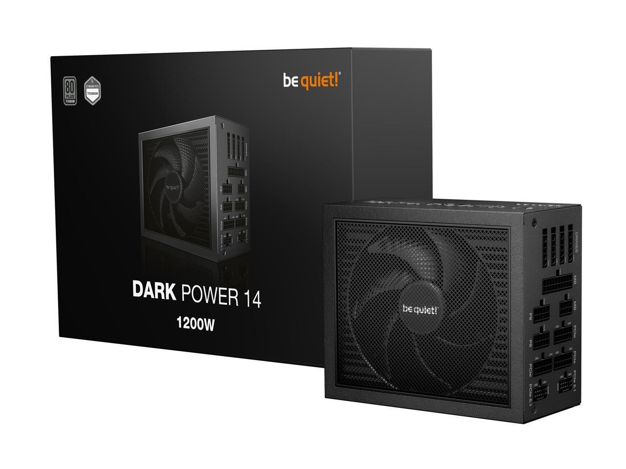 Dark Power 14 1200W features a high-performance heat sink design with an