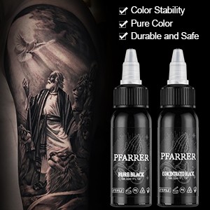 Tattoo Ink Black 1oz(30ml) Vegan-Friendly Standard Pigment Supplies