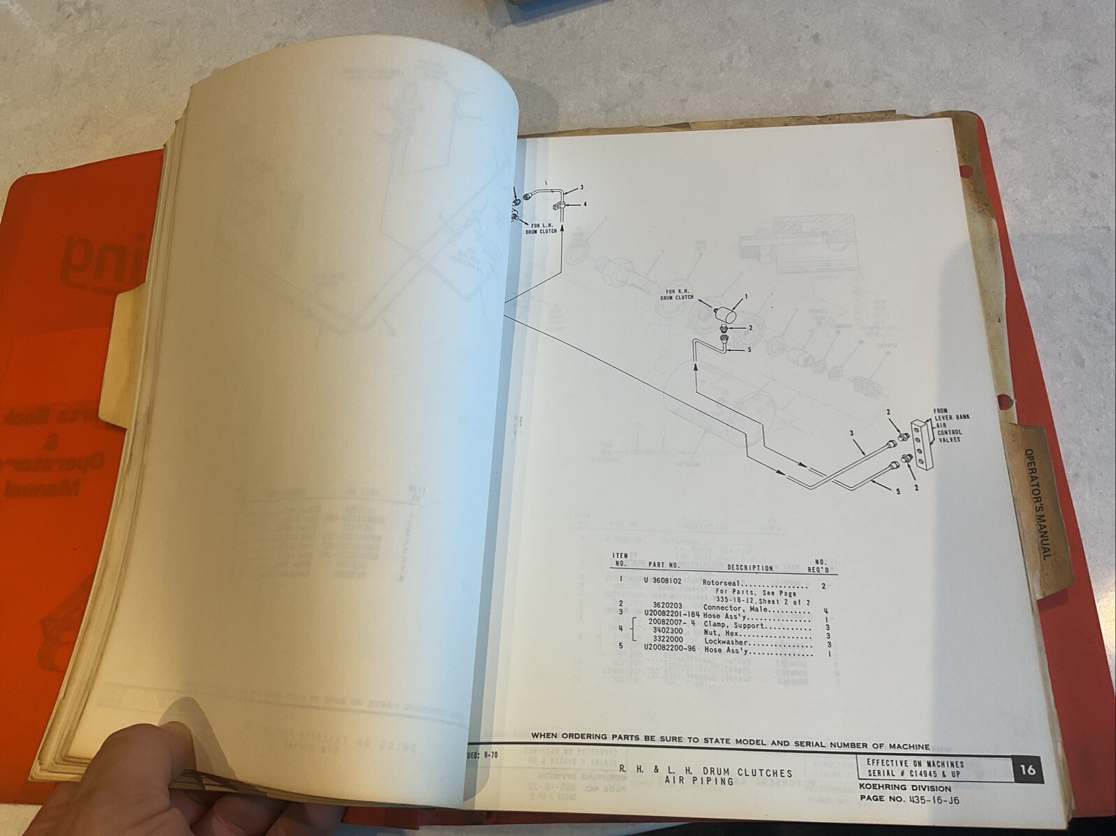 Koehring 440 Spanner Lattice Boom Crane Parts Catalog Owner Operator Manual