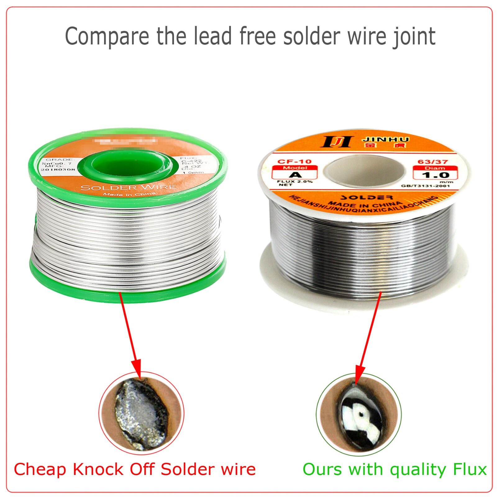 200g 63/37 Tin Rosin Core Solder Wire For Electrical Soldering Sn60 Flux 1.2mm