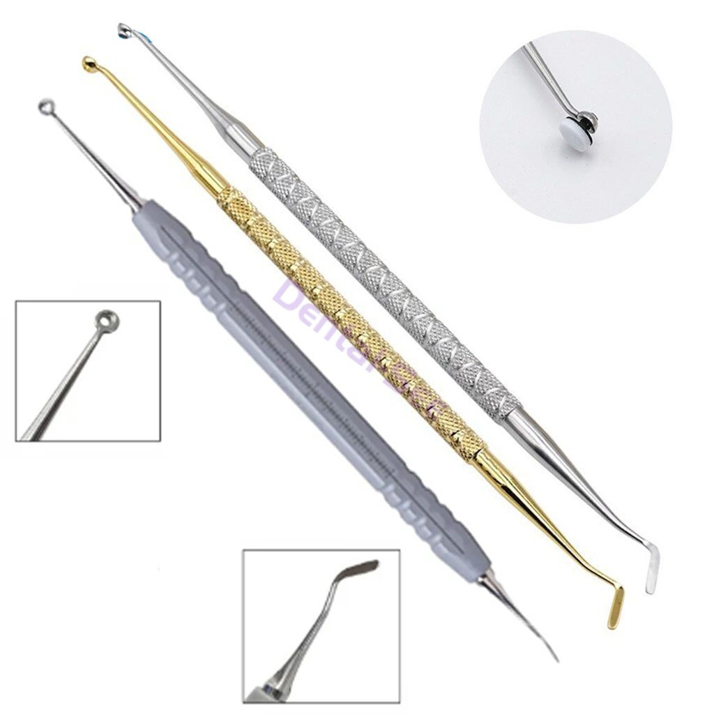 Dental OptraSculpt Foam Pads Kit Veneer Composite Resin Filling Spatula Handle