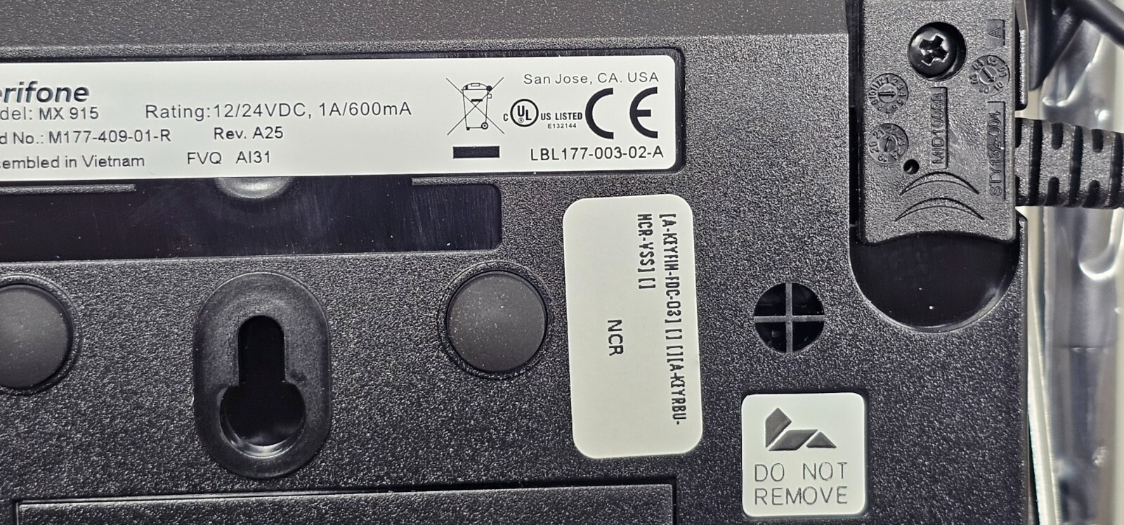 Verifone MX915 Credit Card Pinpad Terminal PCI4.0 Aloha CP EMV FirstData Encrypt