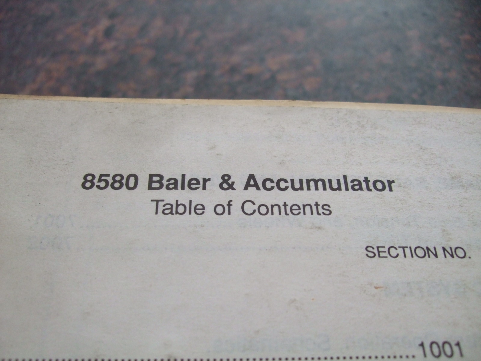 CASE 8580 BALER & ACCUMULATOR SERVICE SHOP REPAIR MANUAL