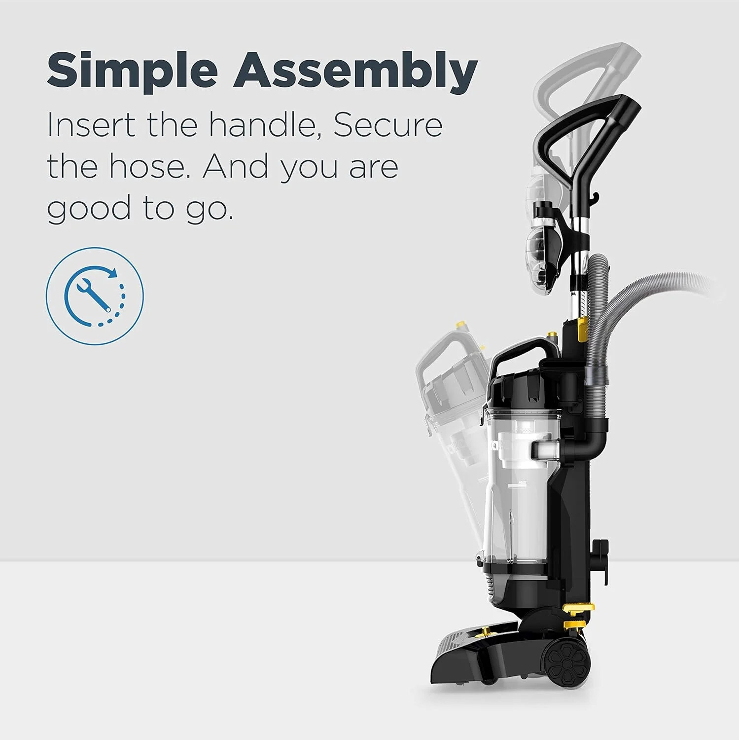PowerSpeed Upright Vacuum: 10 lb, Multi-Surface Cleaning