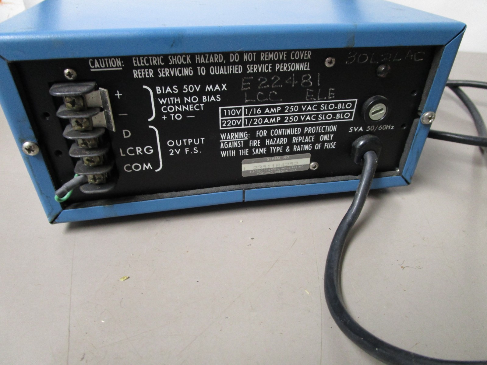 Electro Scientific Industries Impedance Meter 252