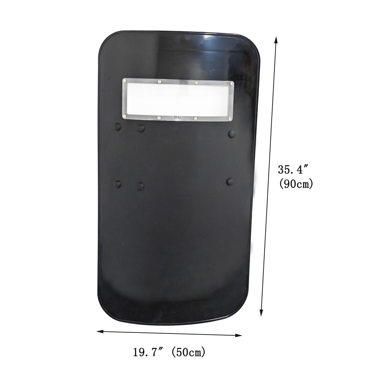 Hand-Held Anti-riot Shield with Foldable Grip Security Protection Anti Impact