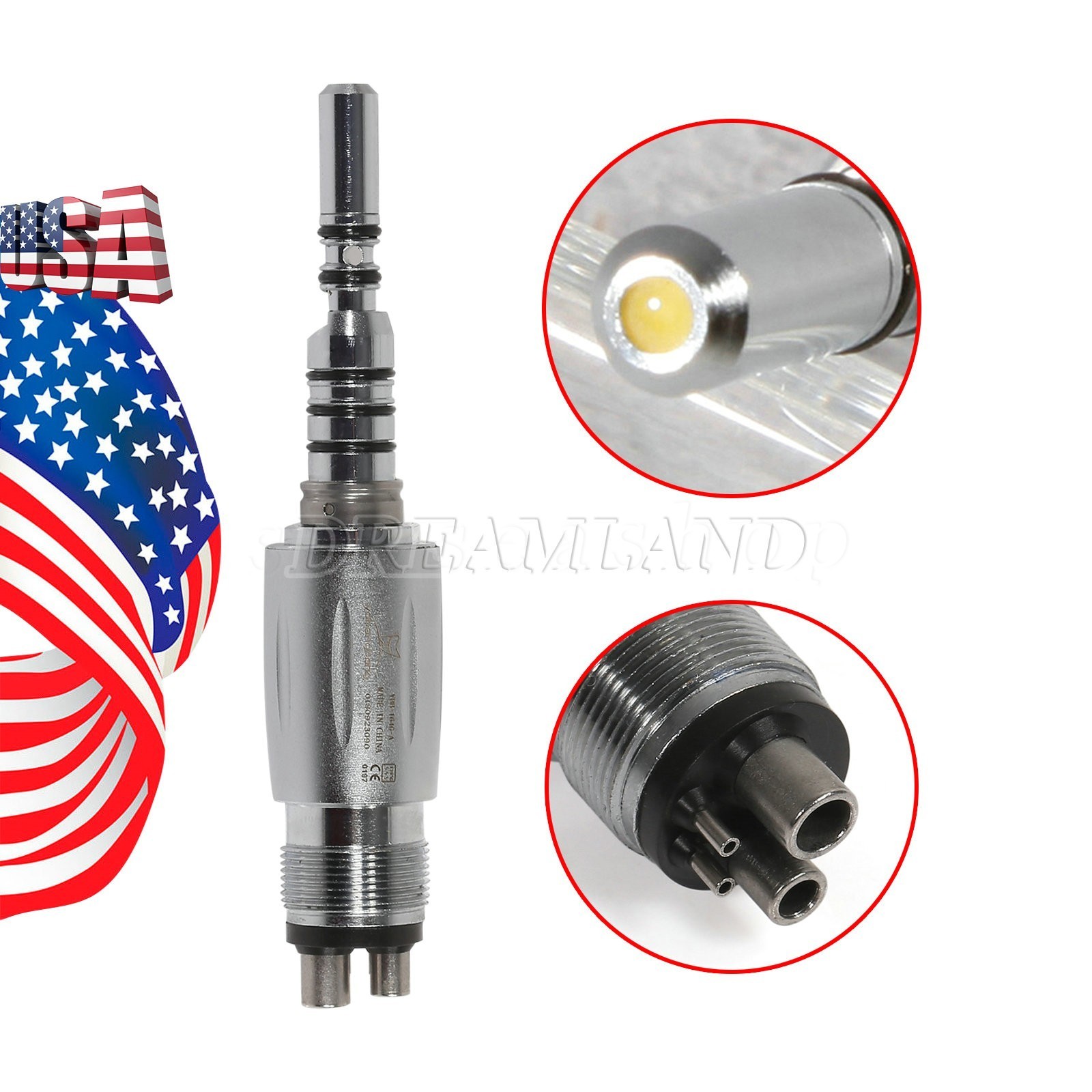 Dental LED Air Scaler Handpiece Sonic L Fiber Optic / Quick Coupling fit KAV