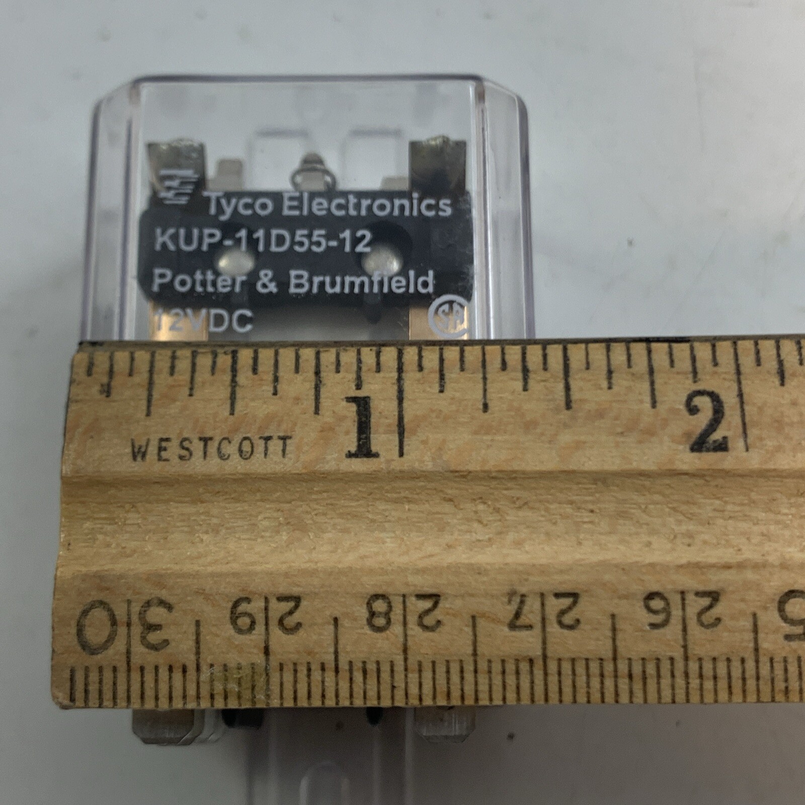 Potter & Brumfield Relay KUP-11D55-12 12VDC 1/3 HP 120AC 10A 240VAC 5 PCS #1024B