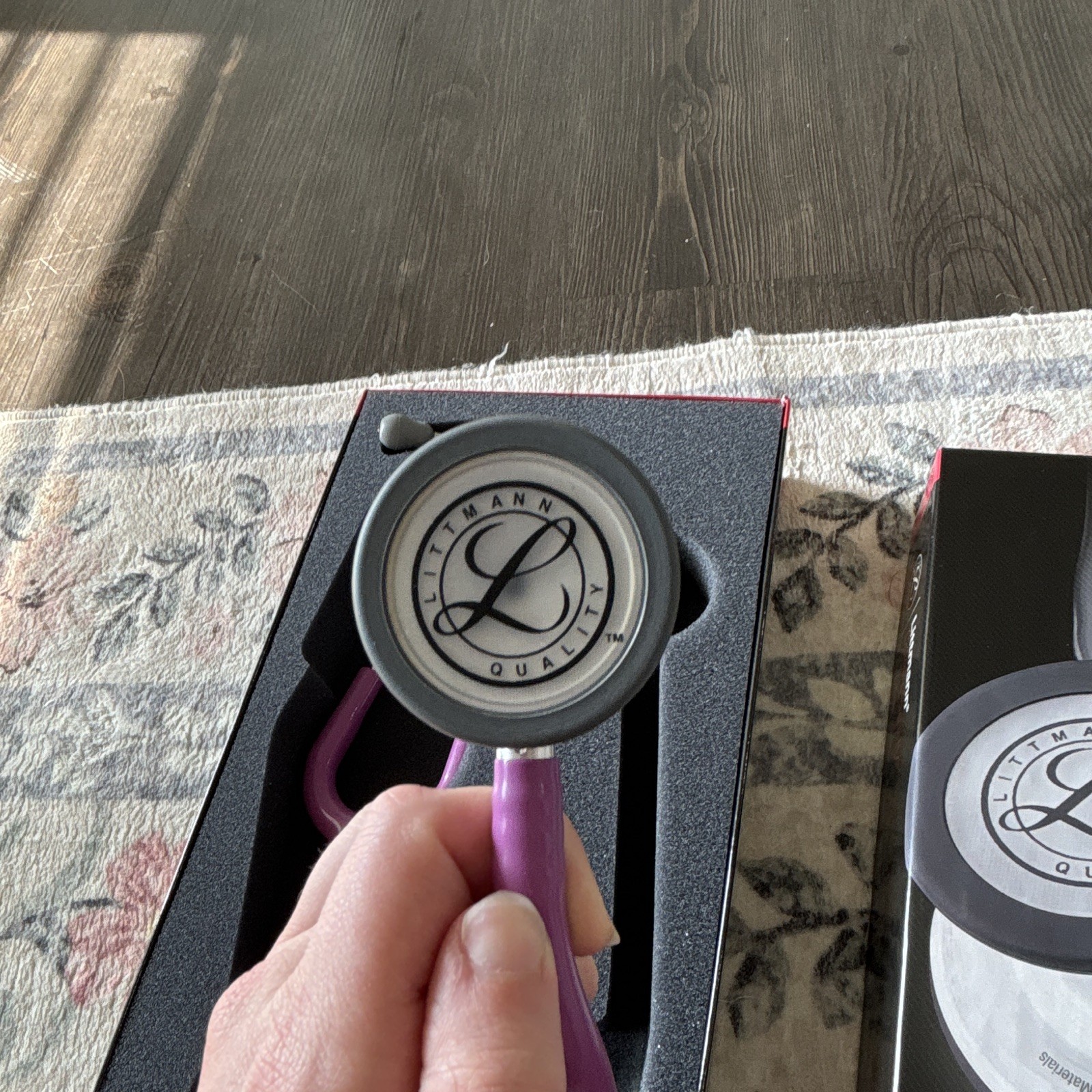 3M Littmann Cardiology IV Cardiology Stethoscope Dual Head Purple MPN 6239