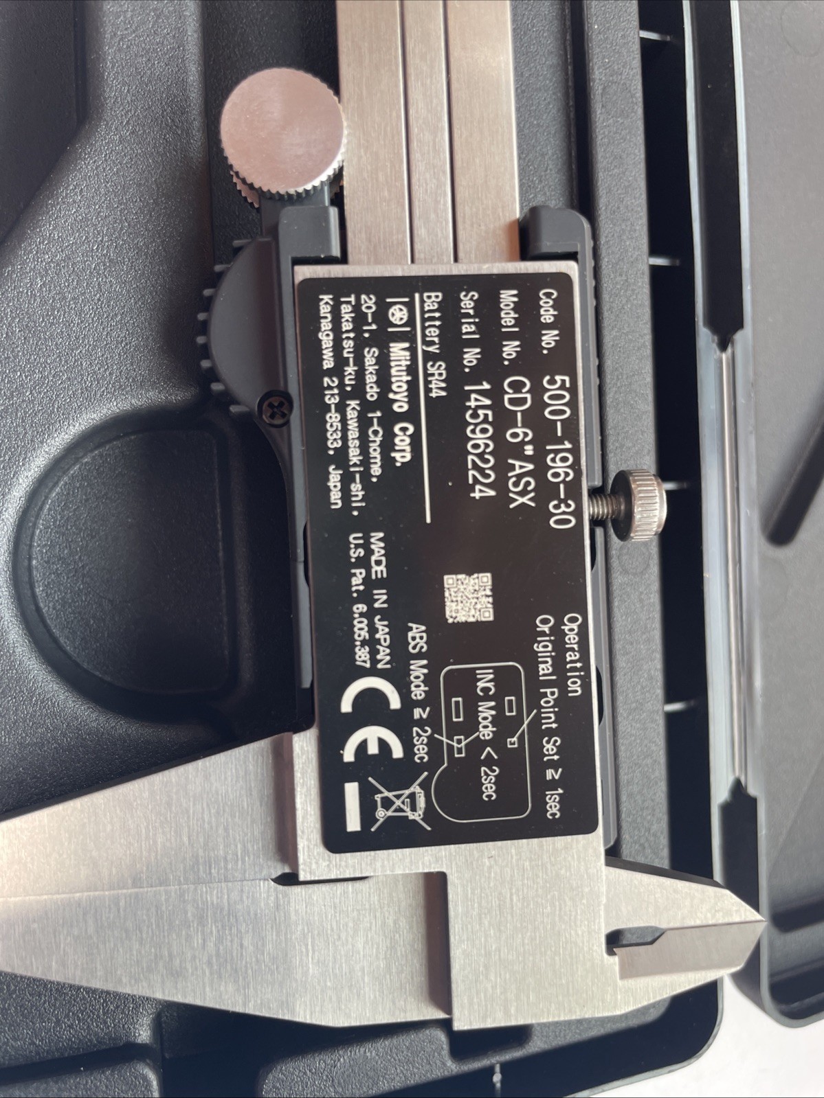 Mitutoyo 500-196-30 6 Inch 150mm Absolute Digital Caliper Made In Japan US Stock