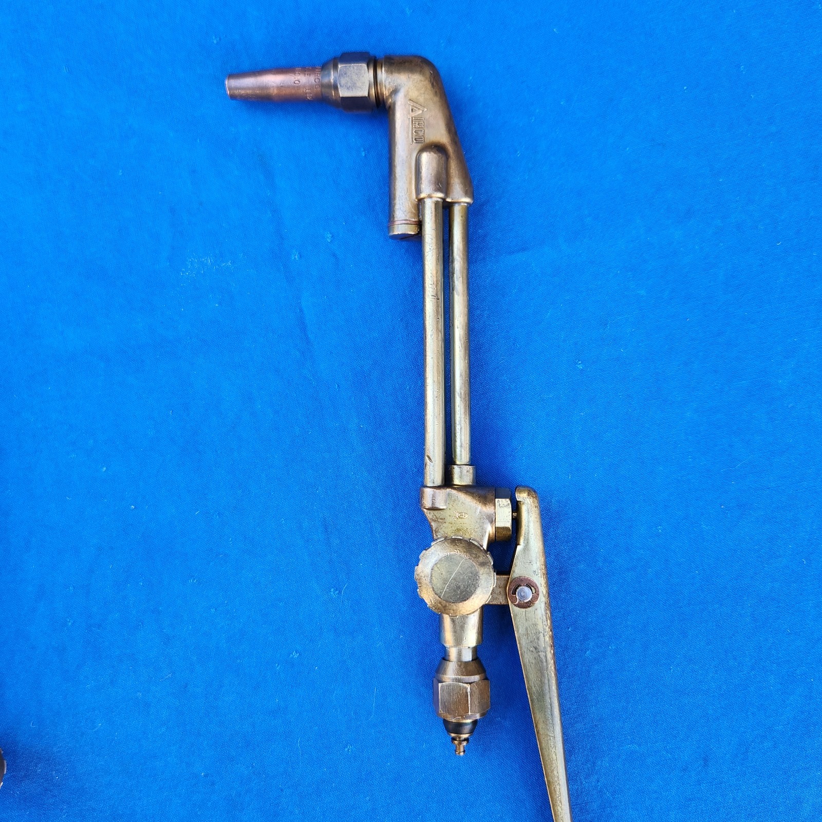 Vintage Airco Style 400 Welding Torch ‘corn cob’ handle w/1490 Style 112-0 Tip