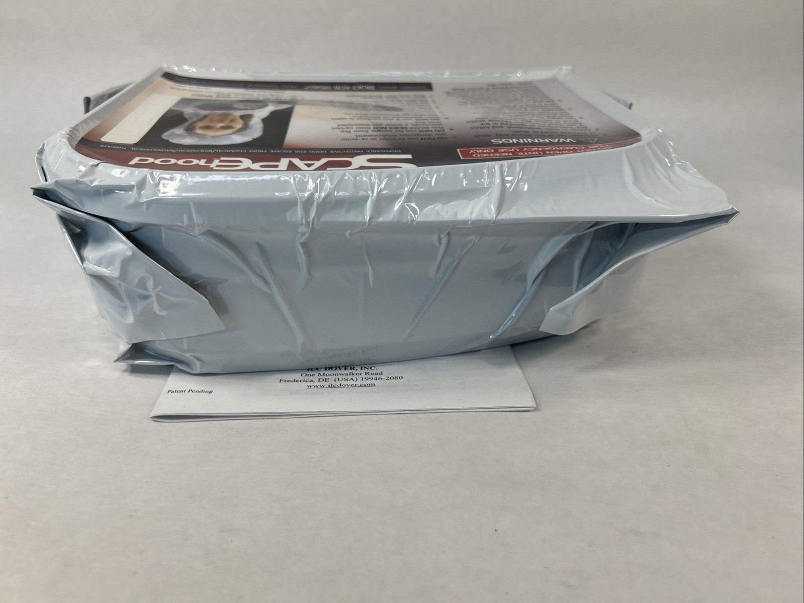 Scapehood SCape-NBC Disposable Protective Mask Hood New Chemical/ Bio/ Radiolog