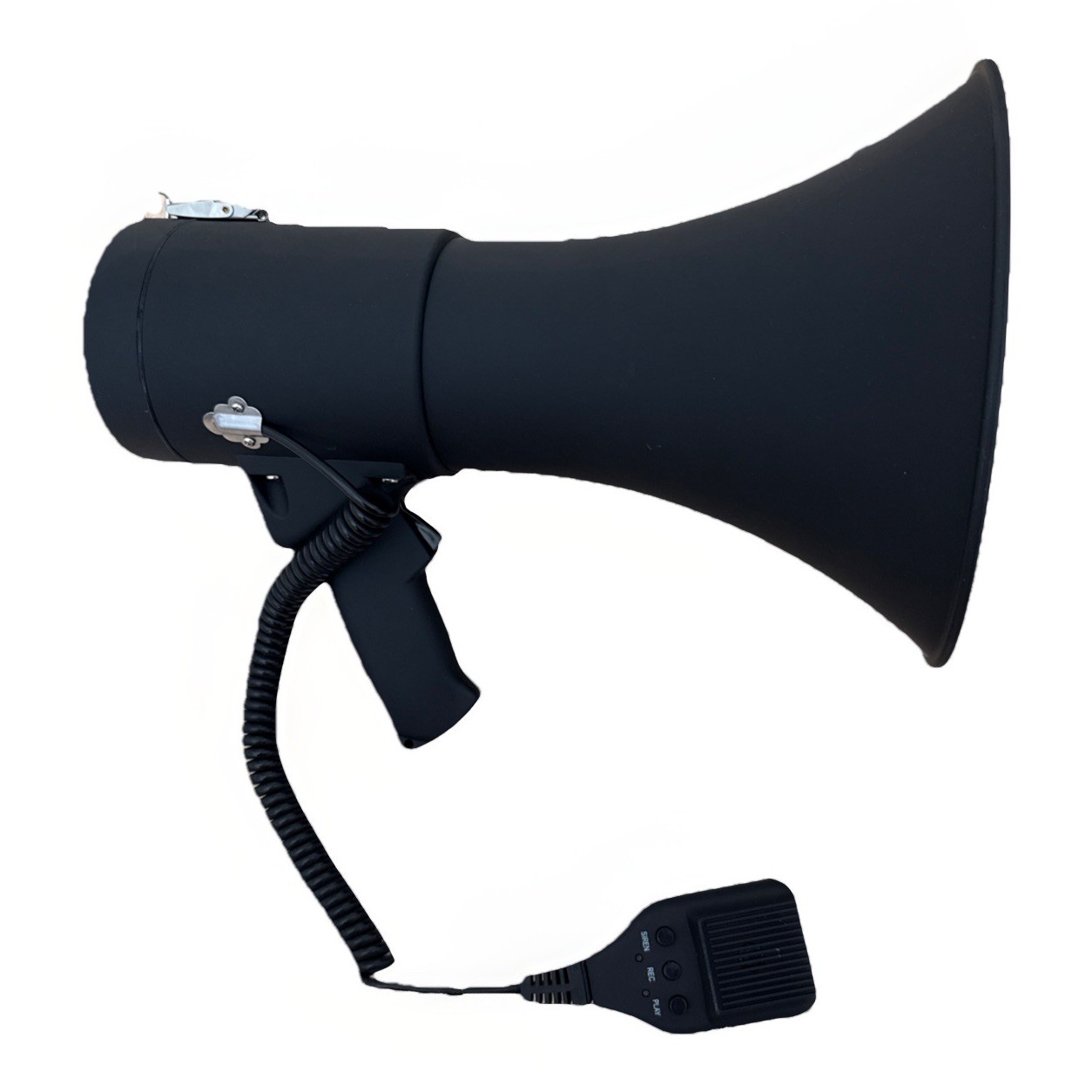 Uzi Megaphone With Siren Rechargeable Talk Siren Record Bluetooth Enabled 50 W
