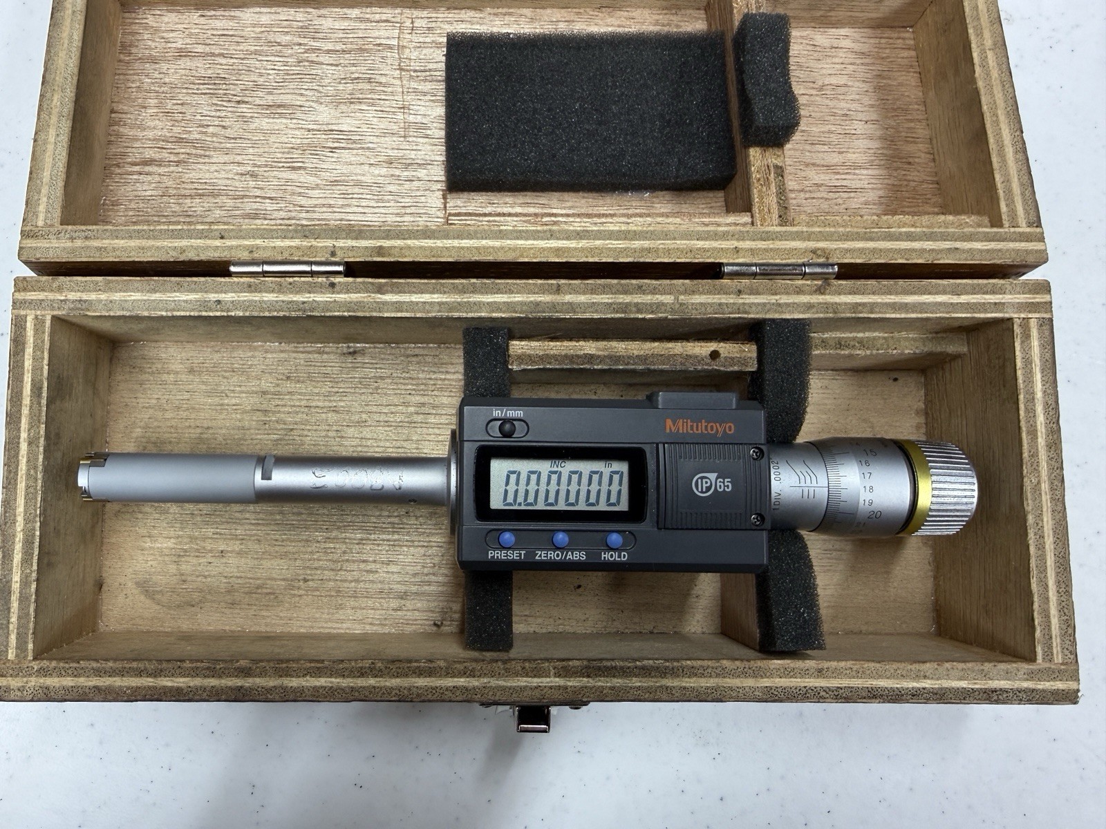 Mitutoyo 468-264 Digimatic Holtest Bore Gauge .5-.65”- VGC- S/N 6009274