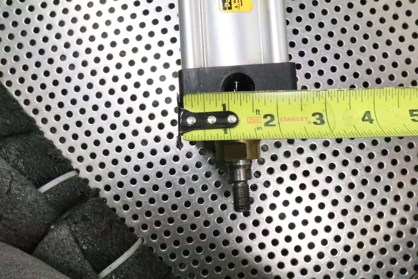 Parker 02.000 BC4MA1U14AC 25.000 Series 4MA Pneumatic Cylinder Used W/ Warranty