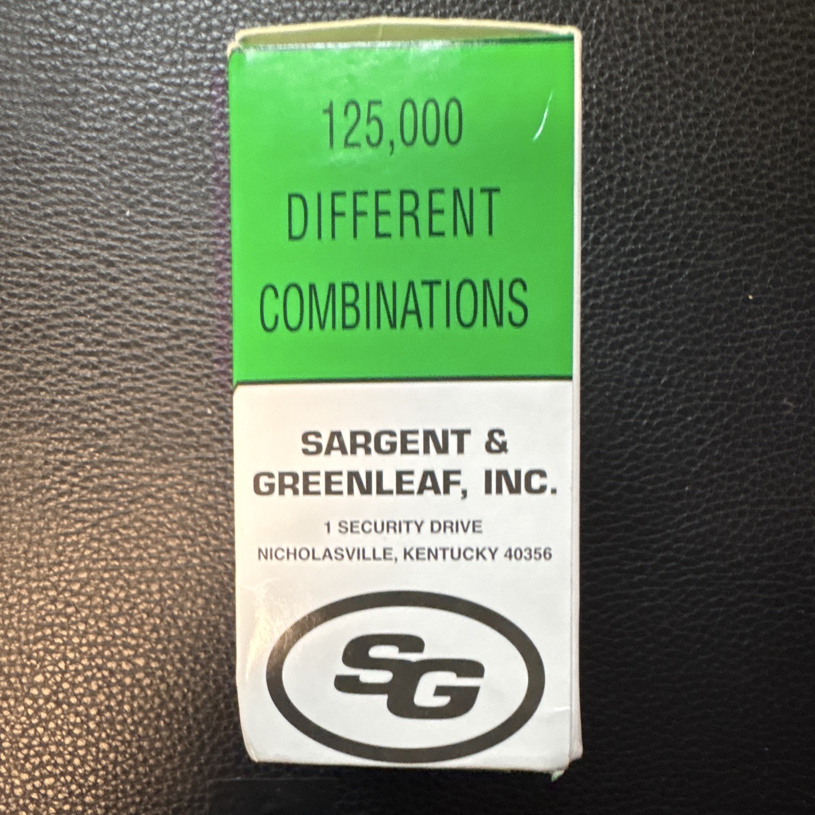 Sargent & Greenleaf FFP110G Key-Changing Combo Padlock DE Keyway Rekeyable