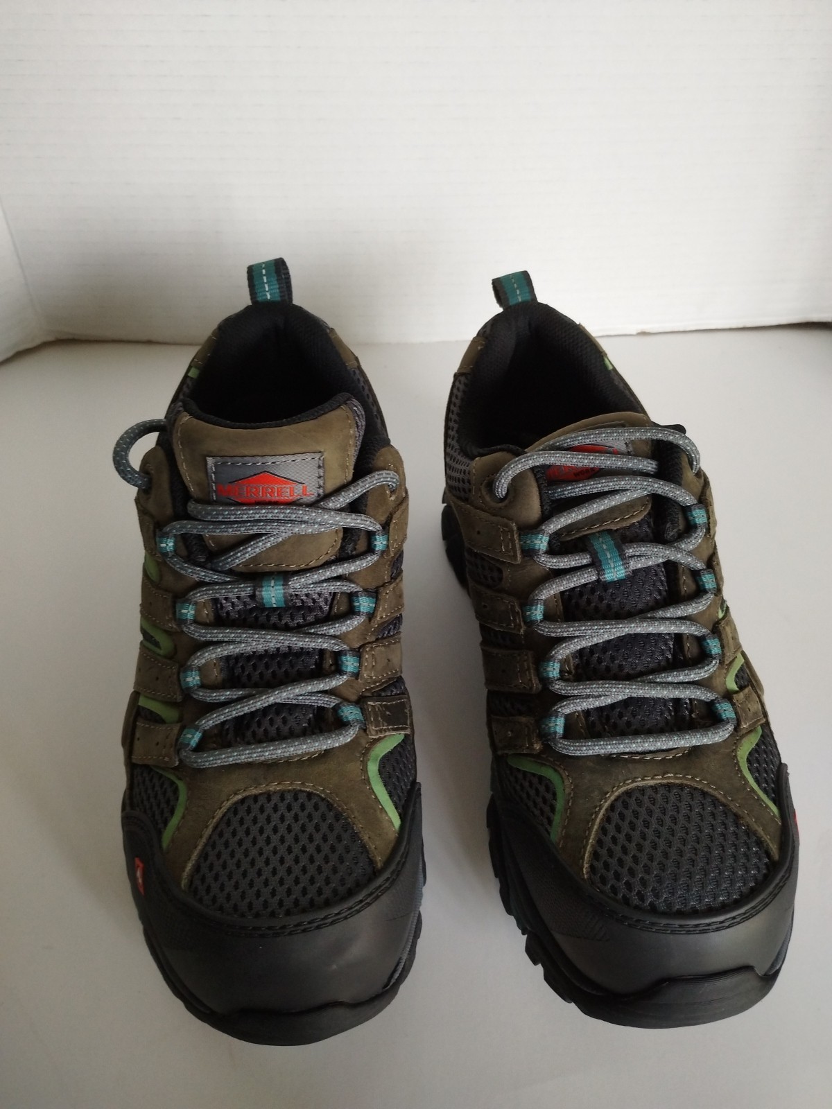 Merrel Moab Vertex Vent Shoe Composite Toe Brown/ Pewter Women’s Sz 8M
