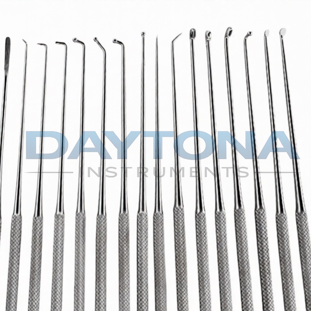 Rhoton Micro Dissector Expanded Set 20 Pcs Neurosurgery Instruments Surgical Kit