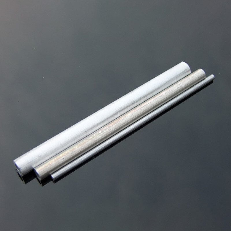 Aluminum Round Tube Pipe Hollow 2mm 3mm 4mm 5mm 6mm 7mm 8mm Length 100mm /200mm