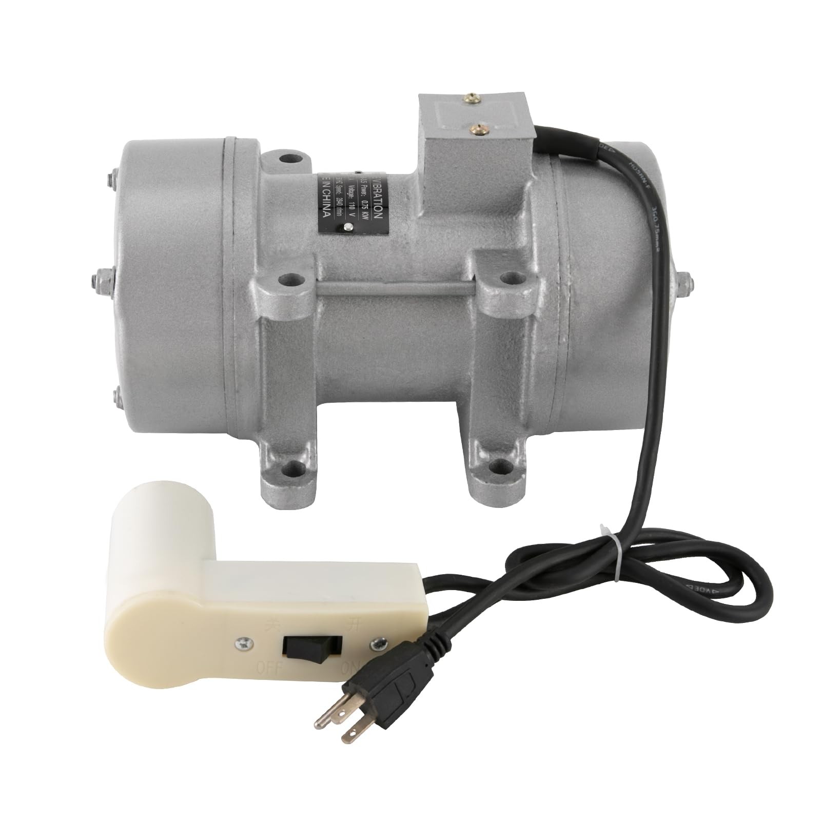 750W 110V Concrete Vibrator Motor 772 LBF Vibration Force 2840 RPM