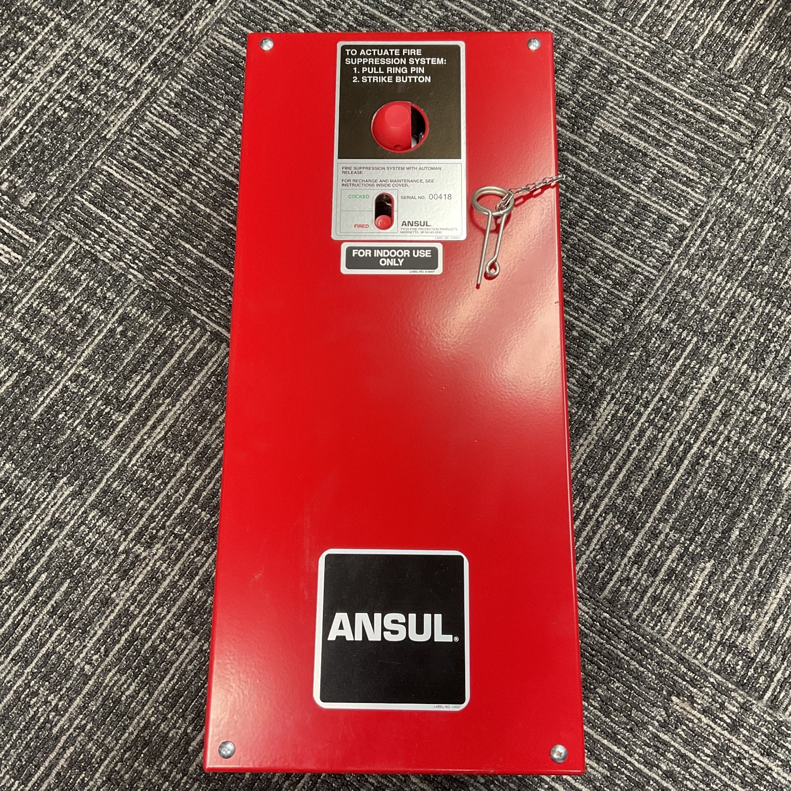 Ansul 068744 SPA-50 AUTOMAN Electric Remote Release, 120 VAC