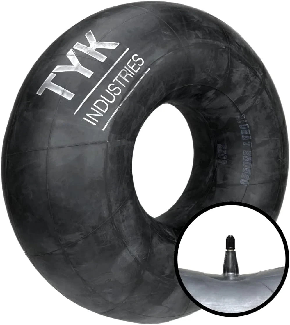 5.90-16 Farm Tractor Implement Tire Inner Tube with a TR15 Wide Base Rubber Valv
