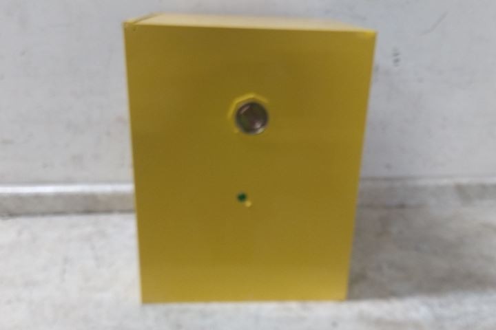 Justrite 890400 4 Gal Cap Yellow Steel Flammables Safety Cabinet