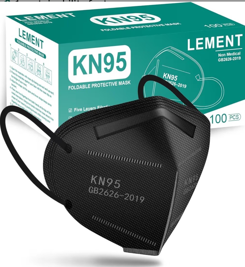 LEMENT KN95 Disposable Face Mask GB2626-2019 100 PCS