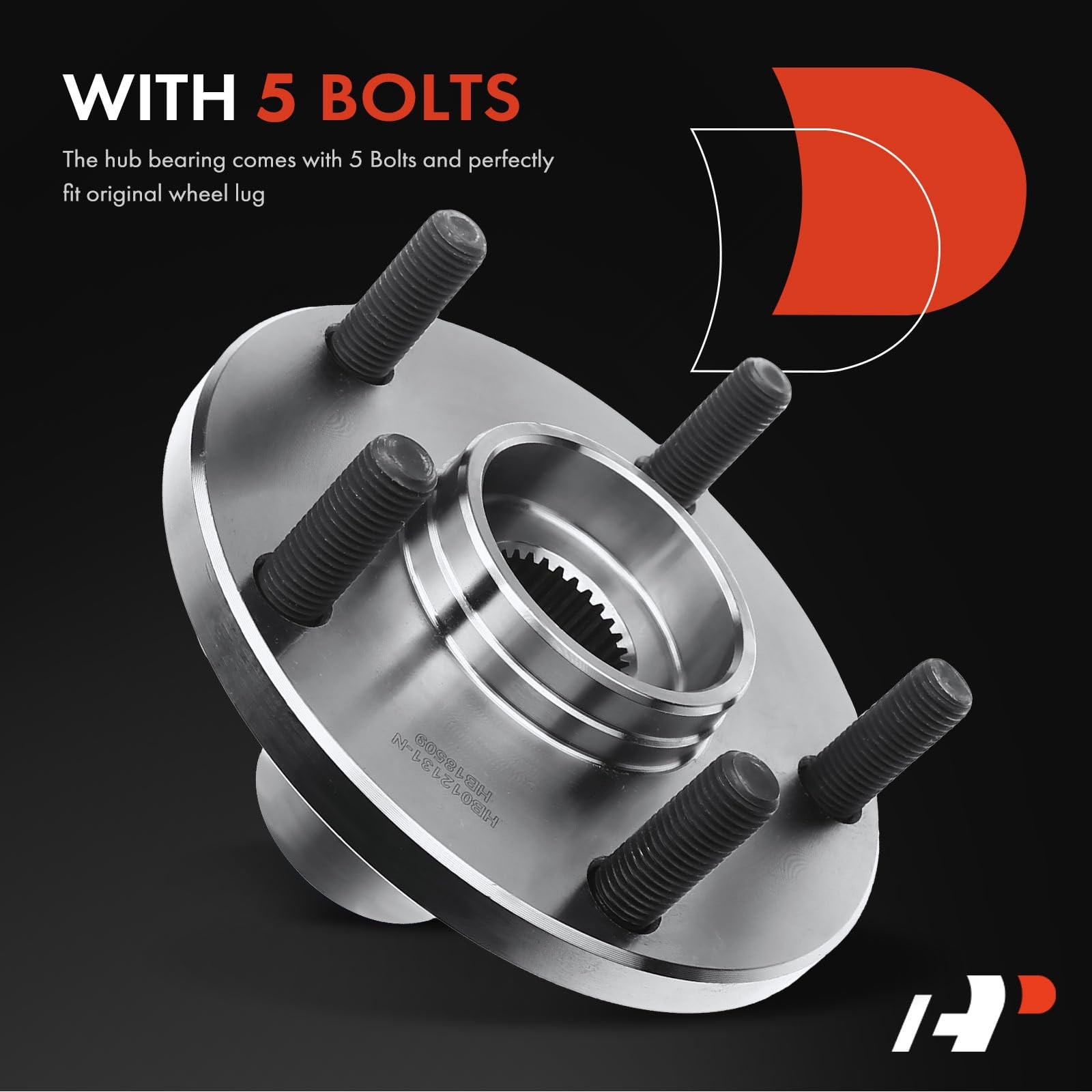 Front and Rear Brake Rotors & Pads & Wheel Bearing and Hub Kit