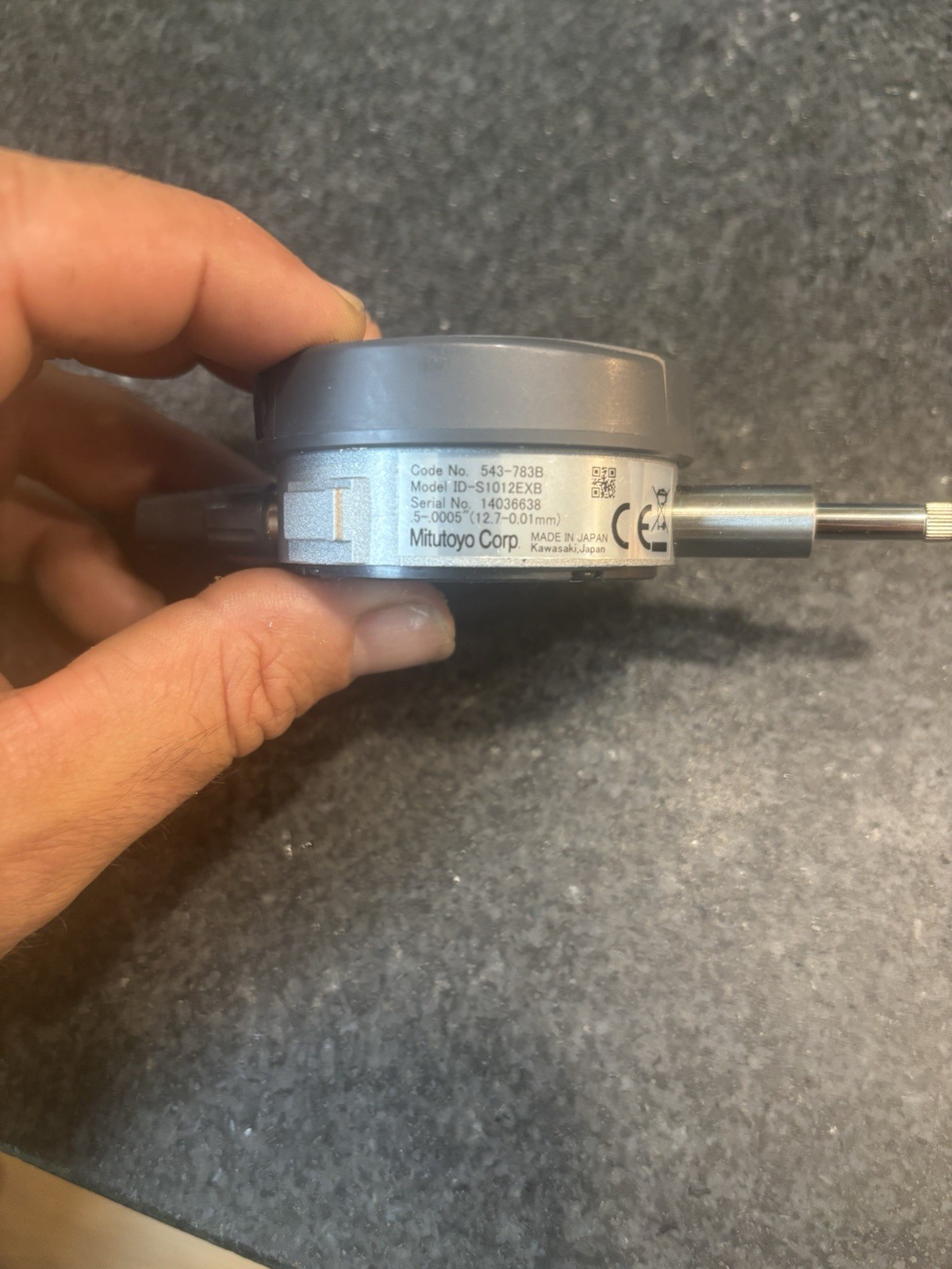 Mitutoyo Absolute Digital Indicator No. 543-783B .500 X .0005” Range Excellent*