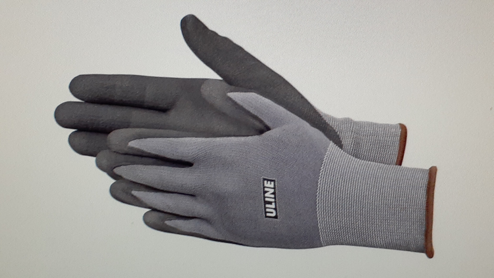 2 Pairs Uline CoolFlex Micro-Foam Nitrile Coated Gloves – Large S-21083