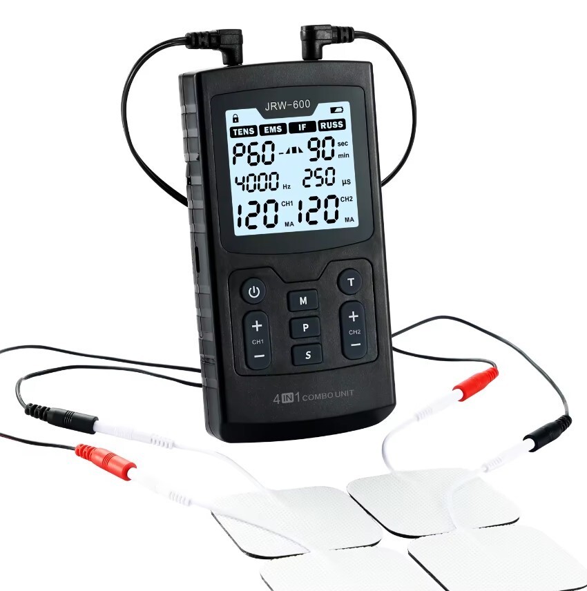 combination electrotherapy mahine 4 in 1 tens+ems+if+russ, 4 in 1