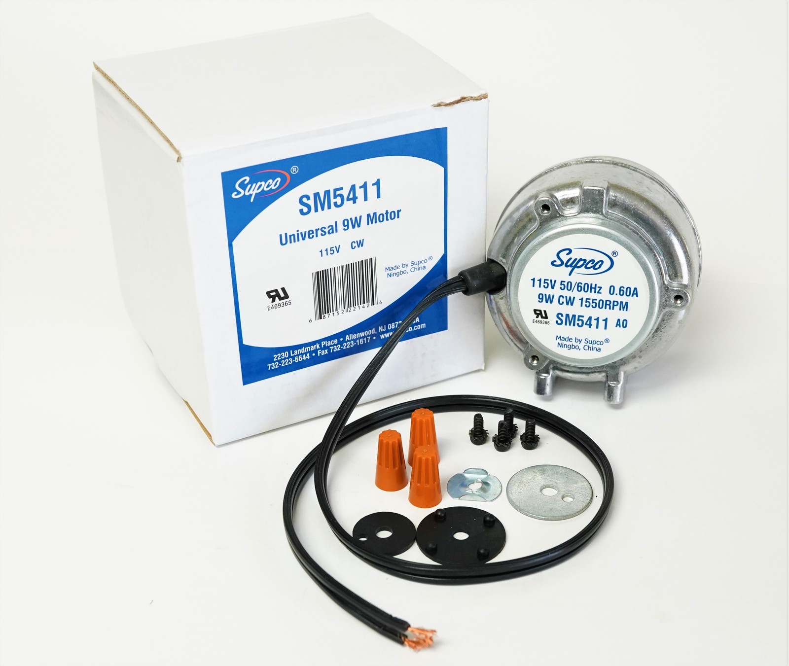 5411 Refrigerator Refrigeration Condenser Unit Bearing Motor 9 Watt CW 115 V