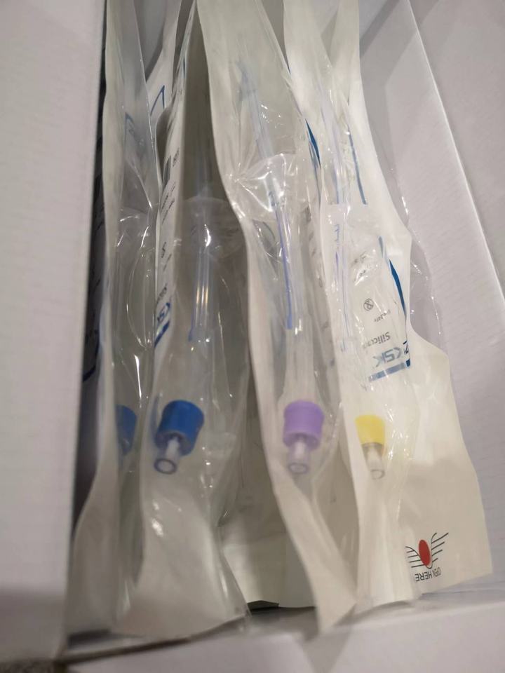 New High Quality Disposable Silicone Gastrostomy Feed PEG Tube Gastrostomy Tube