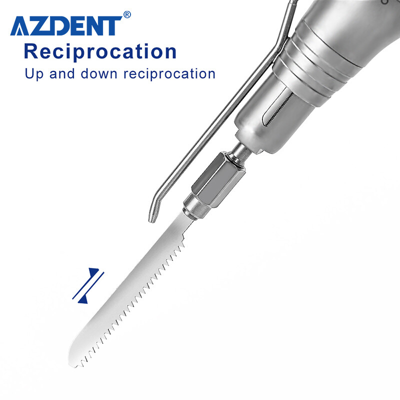 AZ Dental Brushless LED Electric Micro Motor 1:1/1:2 20° Saw Surgical Handpiece
