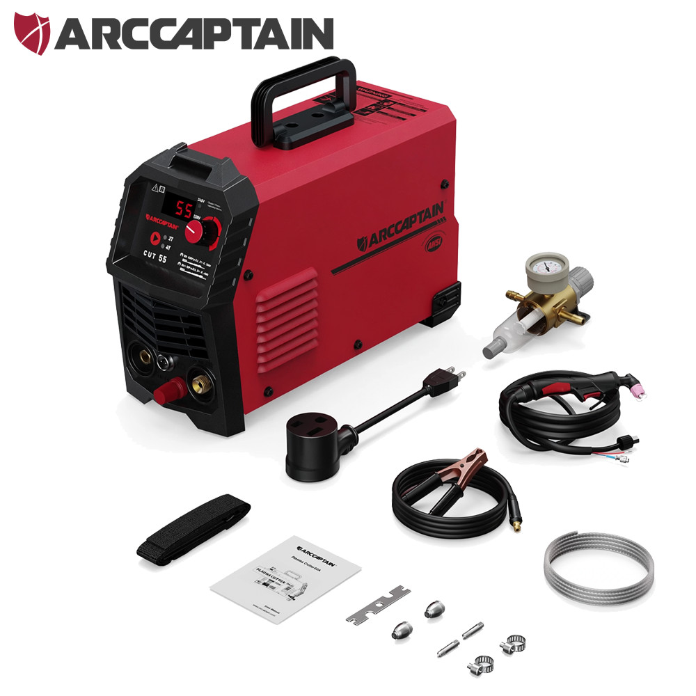 ARCCAPTAIN 55A Plasma Cutter Non-Touch Pilot Arc High-Frequency DIGITAL 120/240V