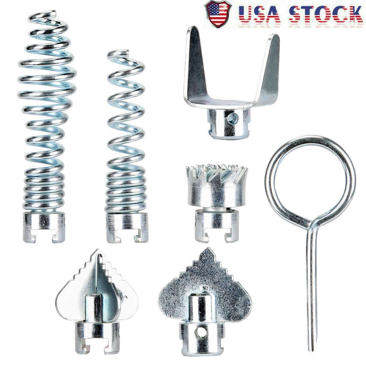 7x Manganese Steel Drain Cleaner Combination Cutter Head For Dredging Machine US