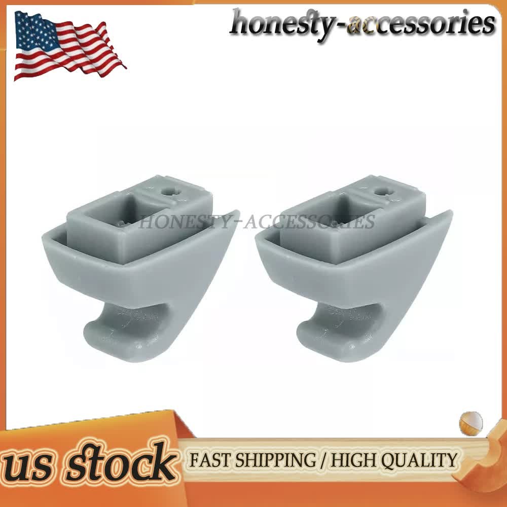 1Pair Gray Sunvisor Shade Support Clip For 2007-2014 Chevrolet Tahoe US