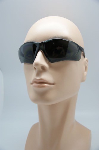 12 PAIR Safety Glasses Smoke Gray Lens Eyewear Canthus Work Sports Rubber Tips