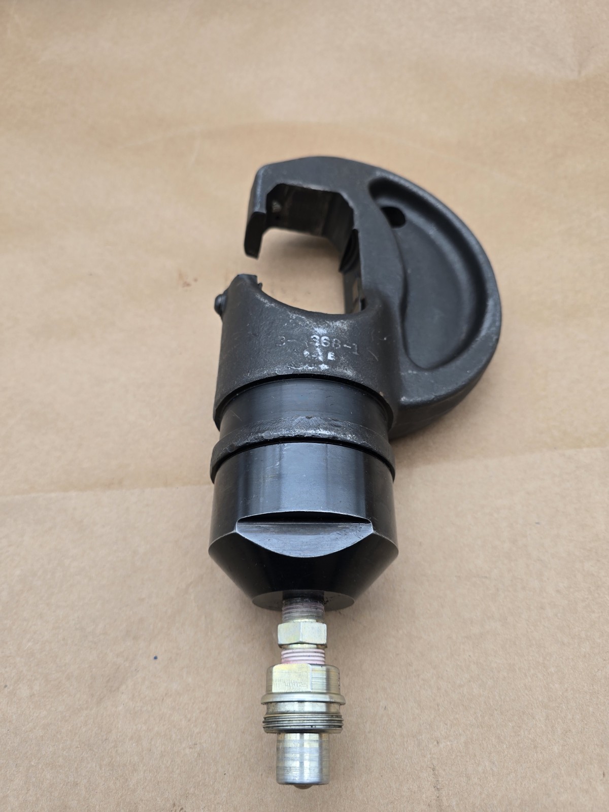 TESTEDAMP 950100-1 TE Connectivity Dyna-Crimp Hydraulic Crimping Head W/Case
