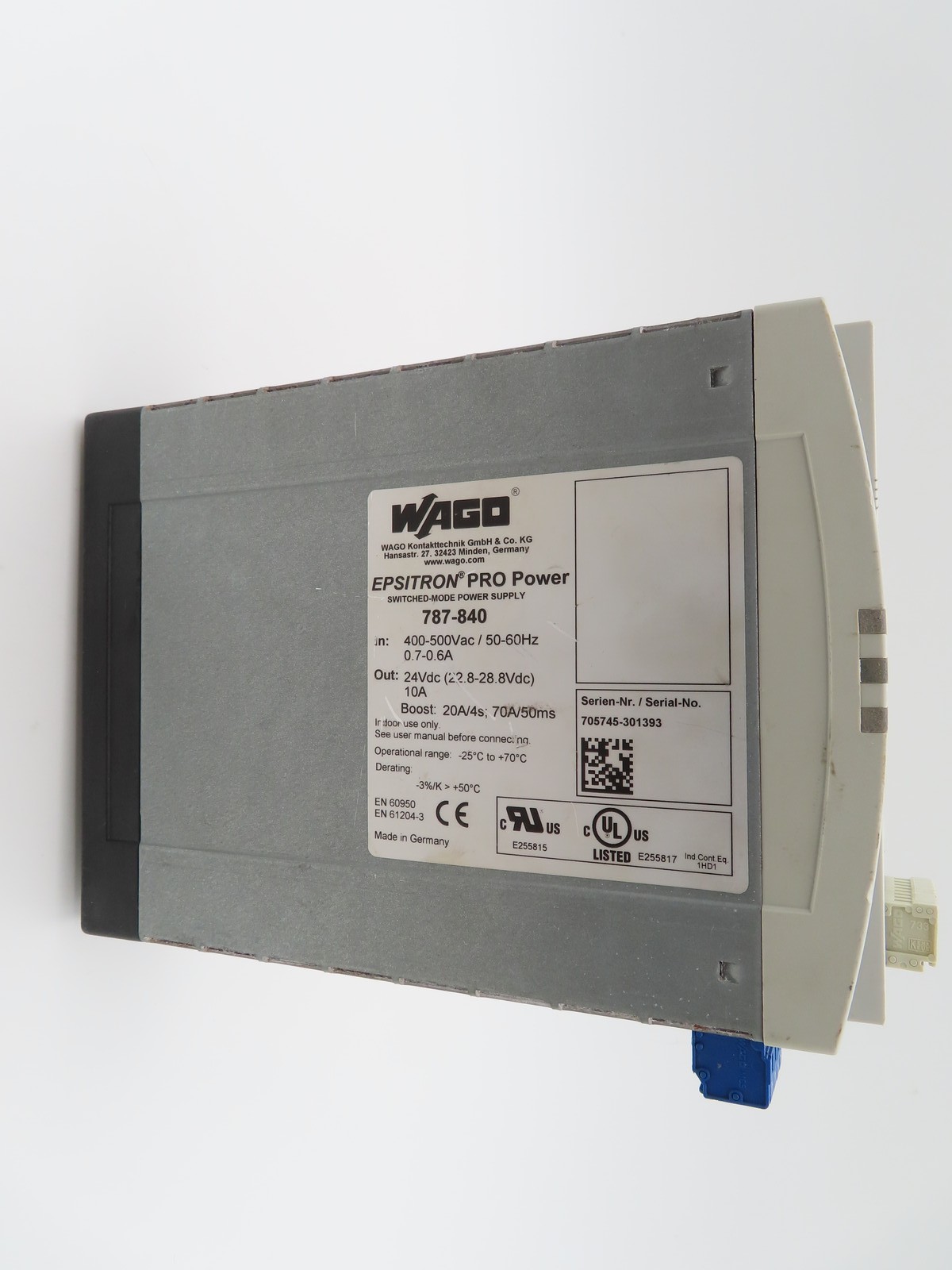 Wago 787-840 EPSITRON Pro Power Supply