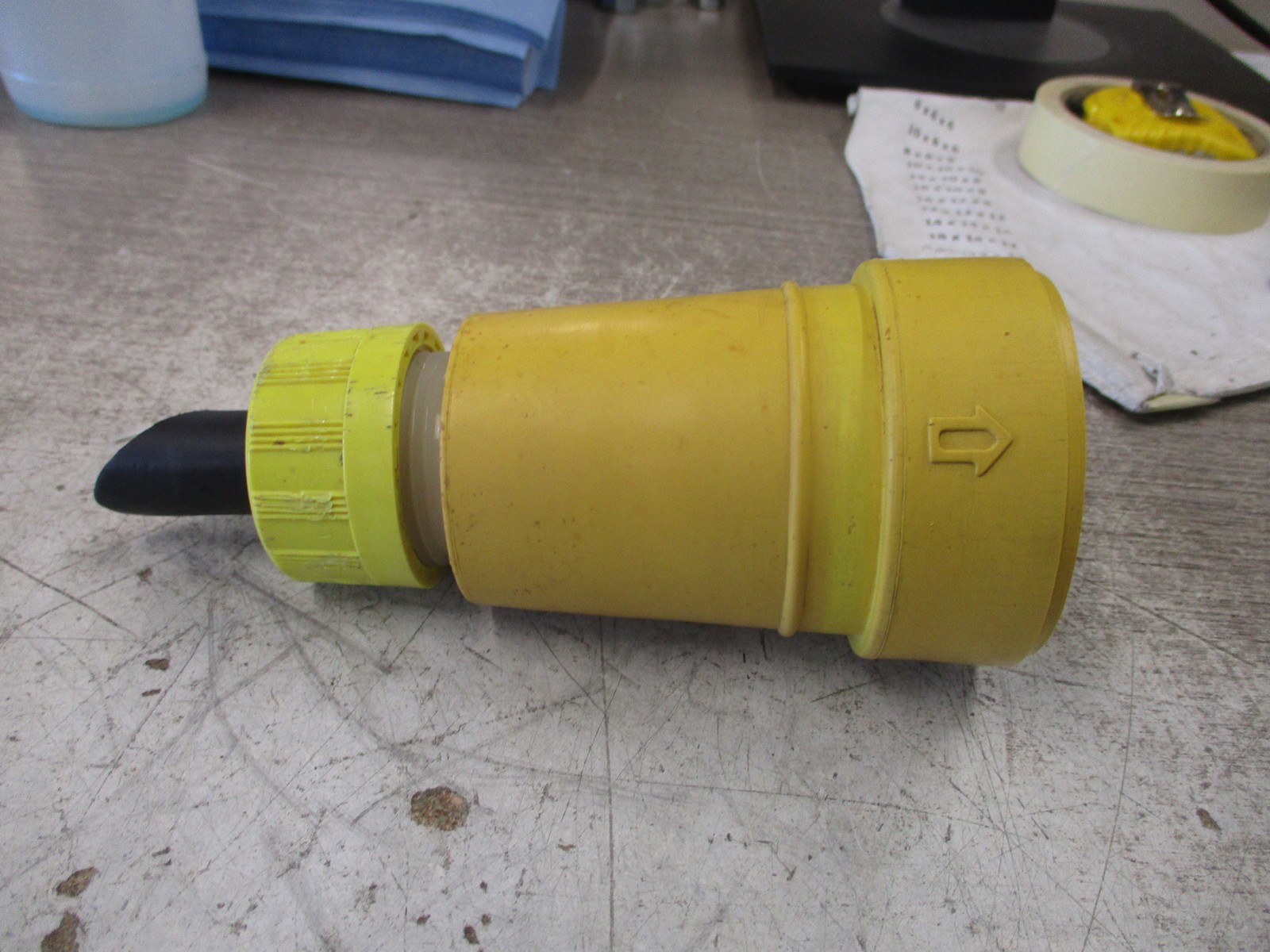 Daniel Woodhead Watertight Connector Nema L16-30R 30A 480V 3Ph *No Cover* Used