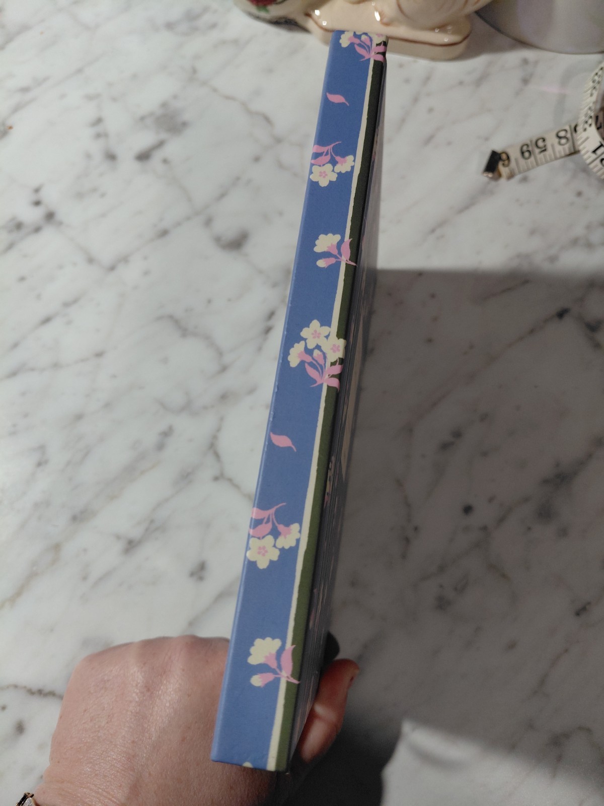 Anthropologie Mindful Reflect Journal Papier Used Purple Flower Wellness