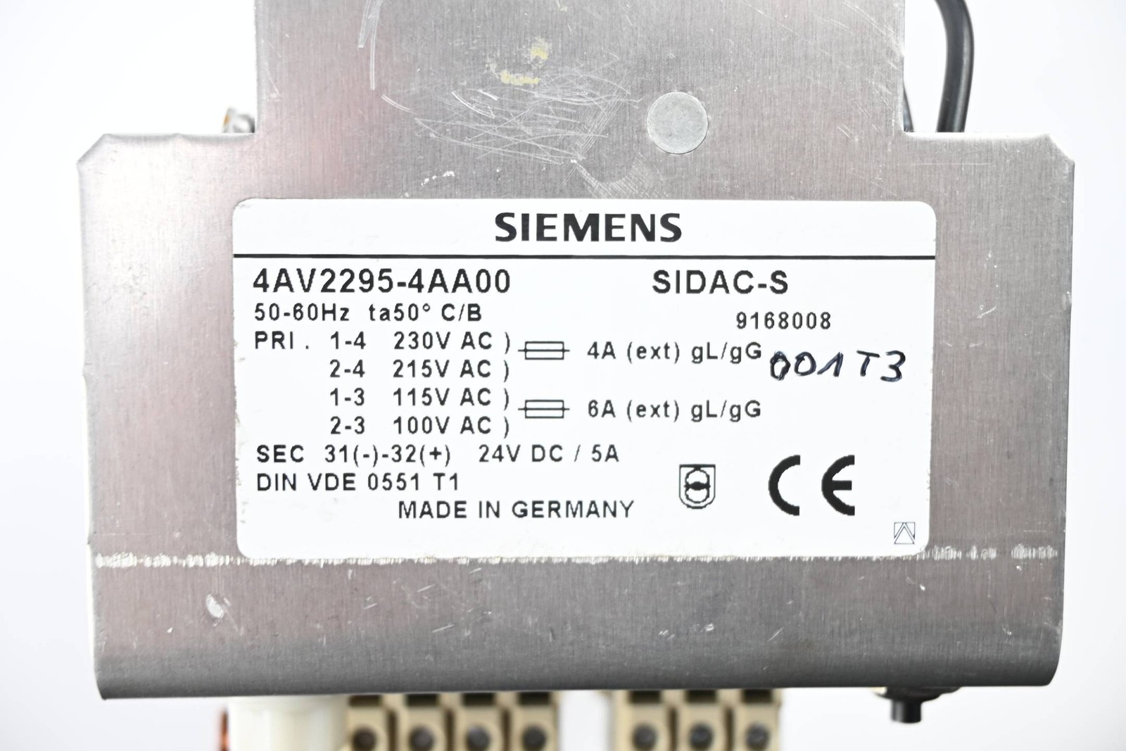 Siemens Control Transformer 4AV2295-4AA00 ( 4AV2 295-4AA00 )