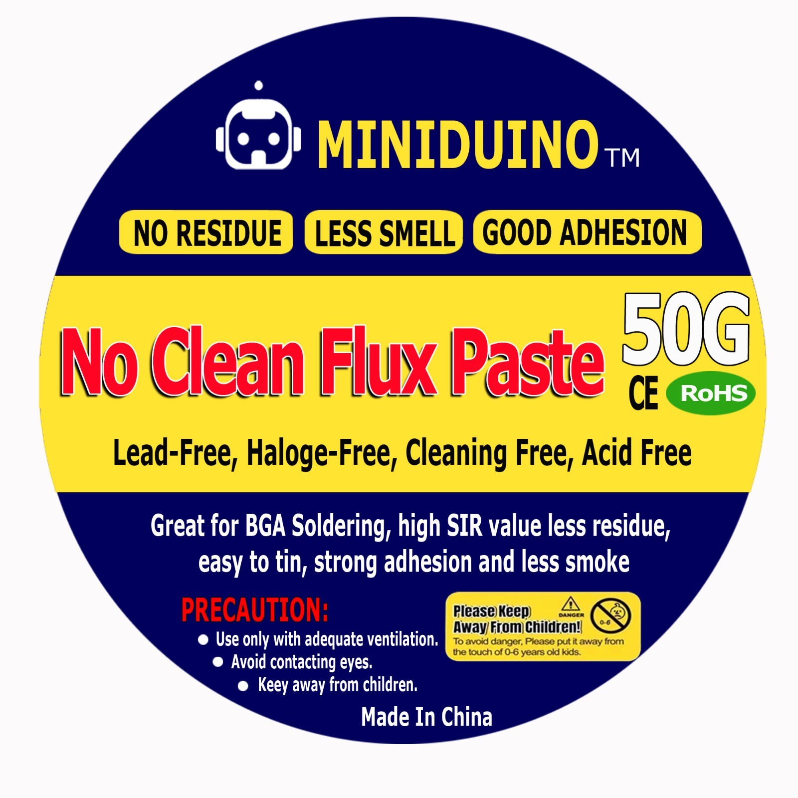 Tack Flux Rosin Solder Paste Flux for Electronic Soldering BGA SMD 50 Gram