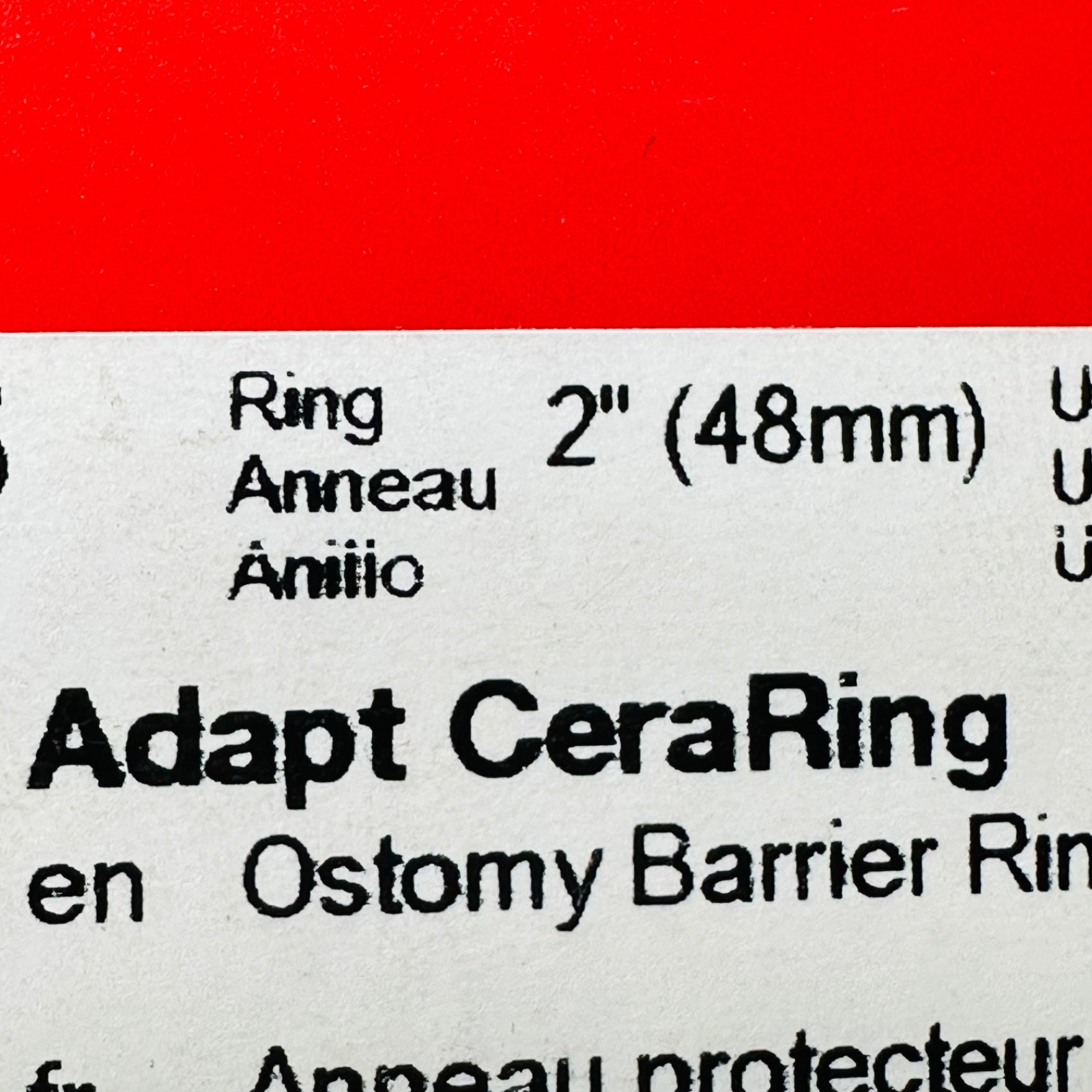 Hollister 8815 Adapt CeraRing Slim Barrier Rings 2″ Outer Diameter Box of 10