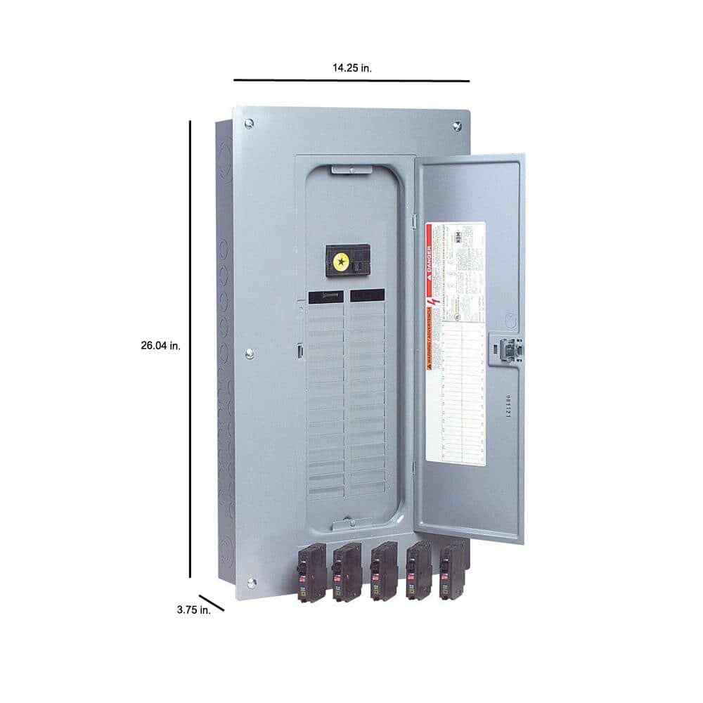 Main Breaker Plug-On Neutral Load Center QO 100 Amp 32-Space 32-Circuit Indoor