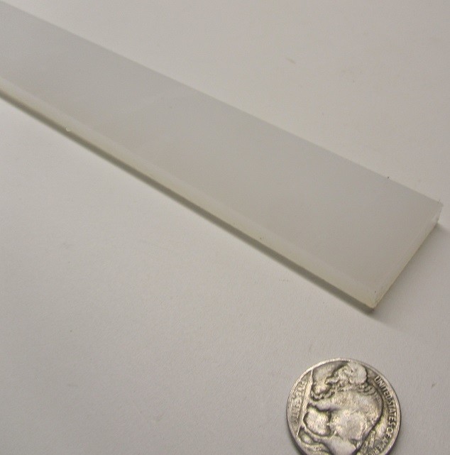 Polypropylene Bar 1/4″ (.250″) Thick x 1.25″ Wide x 48″ Long, 8 pcs, 32 feet