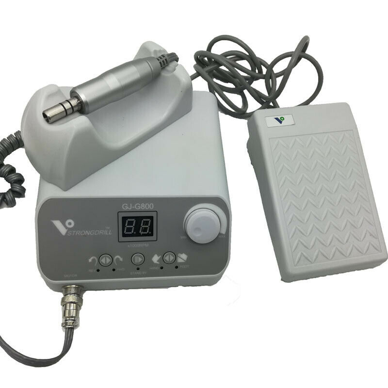 Strongdrill Dental Lab Brushless Micromotor G800 with 50000 rpm Handpiece W101E