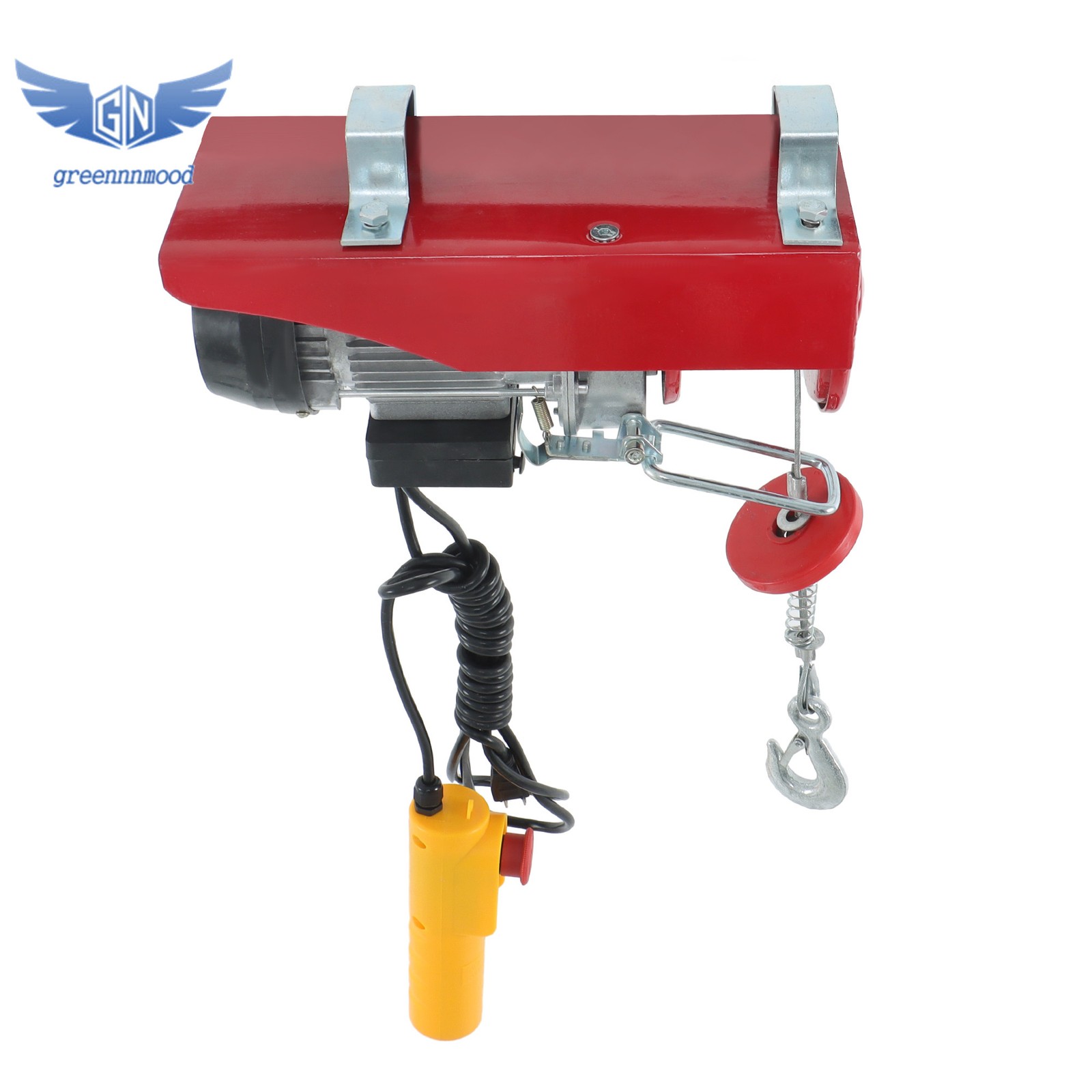 Mini Electric Hoist 110v 440lbs/200kg 6.6ft/2m Wired Remote Control